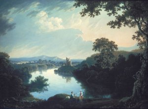 Landscape in Wales by Thomas Wright Oil Painting