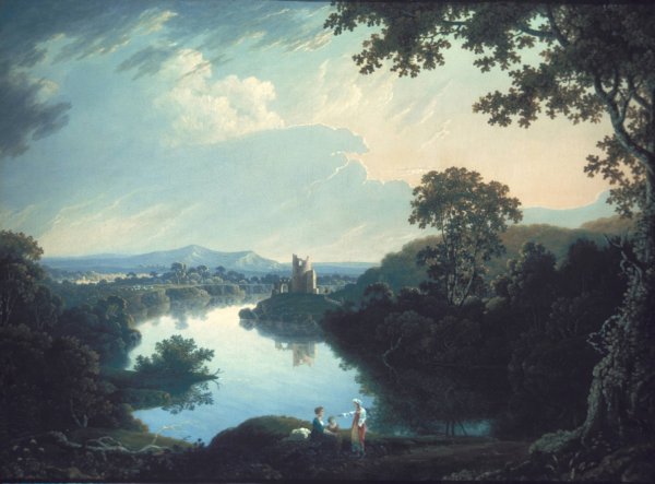 Main Product Photo of Landscape in Wales  Painting by Thomas Wright