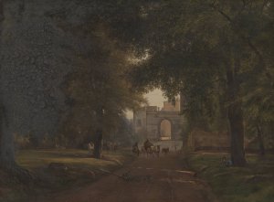 Outside Ariccia Oil painting by Thorald Brendstrup