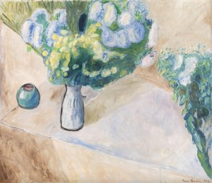 Flowers by Thorvald Erichsen Oil Painting