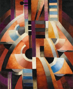 Balalaika by Thorvald Hellesen Oil Painting