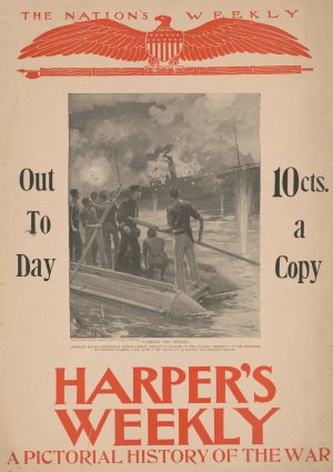 Harper's Weekly, a pictorial history of the war by Thure De Thulstrup Oil Painting