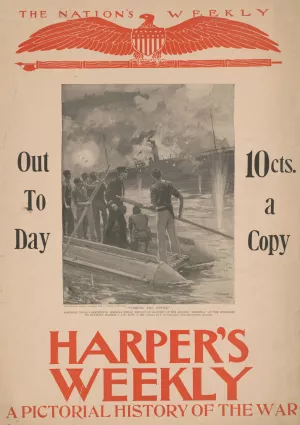 Harper's Weekly, a pictorial history of the war by Thure De Thulstrup Oil Painting