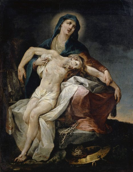 Main Product Photo of Pieta  Painting by Tiberius Dominikus Wocher