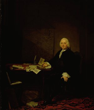 Portrait of Jan Wagenaar, City Historian of Amsterdam by Tibout Regters Oil Painting