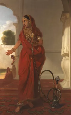 Dancing Girl by Tilly Kettle Oil Painting