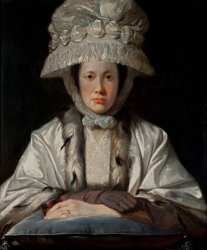 Portrait of Anne Howard-Vyse by Tilly Kettle Oil Painting