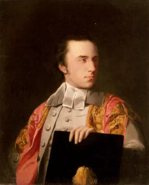 Portrait of Lord Charles Spencer-Churchill 1740-1820 by Tilly Kettle - Oil Painting Reproduction