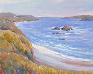 Along the Coast I by Tim O'Toole Oil Painting