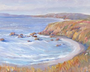 Along the Coast II Oil Painting by Tim O'Toole - Contemporary