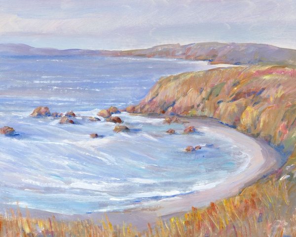 Along the Coast II by Tim O'Toole - Hand-Painted Oil Painting Reproduction