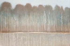 Along the River Bank I Oil Painting by Tim O'Toole - Contemporary