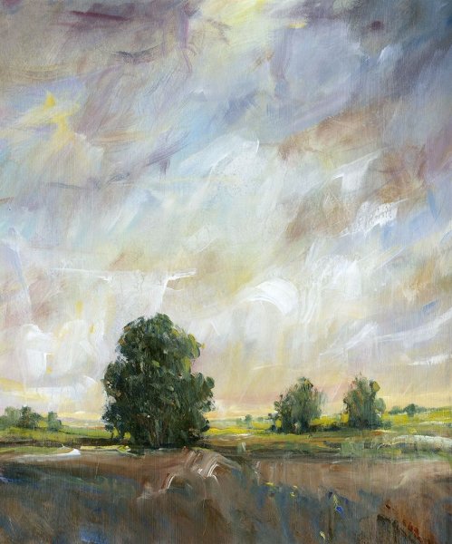 Amber Glow I by Tim O'Toole - Hand-Painted Oil Painting Reproduction