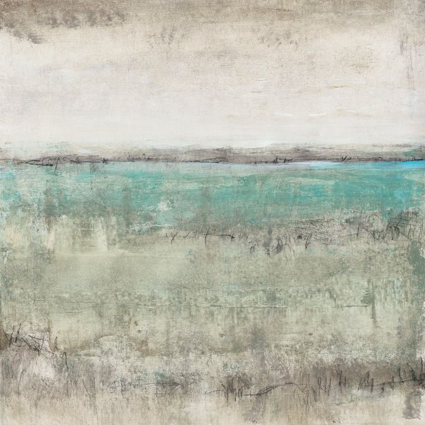 Aqua Horizon I by Tim O'Toole - Hand-Painted Oil Painting Reproduction