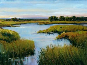 At the Edge I Oil Painting by Tim O'Toole - Contemporary