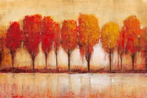 Autumn Water's Edge by Tim O'Toole Oil Painting