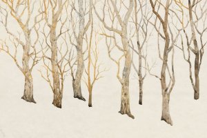 Bare Trees II by Tim O'Toole Oil Painting