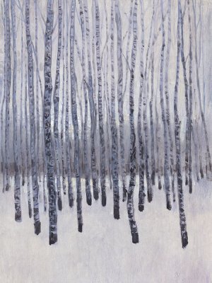 Bare Trees in Winter II by Tim O'Toole Oil Painting