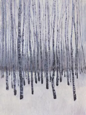 Bare Trees in Winter II by Tim O'Toole Oil Painting