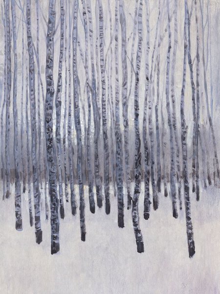 Main Product Photo of Bare Trees in Winter II Painting by Tim O'Toole