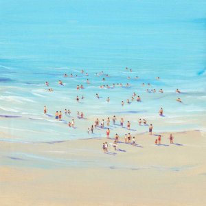 Beach Day I by Tim O'Toole Oil Painting