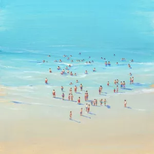 Beach Day II by Tim O'Toole Oil Painting