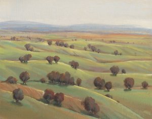 Beyond the Hills I Oil painting by Tim O'Toole