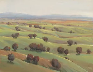 Beyond the Hills I Oil Painting by Tim O'Toole - Contemporary