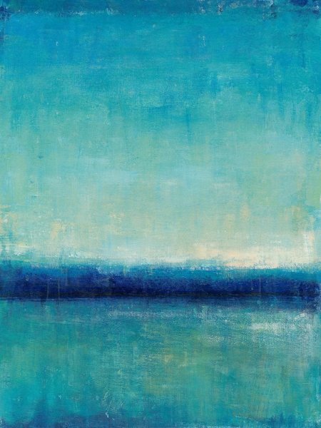 Blue Horizon I by Tim O'Toole - Hand-Painted Oil Painting Reproduction