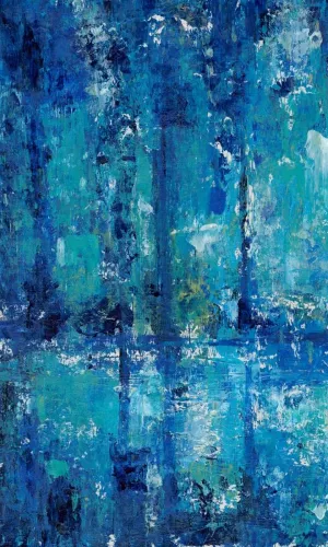 Blue Reflection Triptych I Oil Painting by Tim O'Toole - Bestsellers