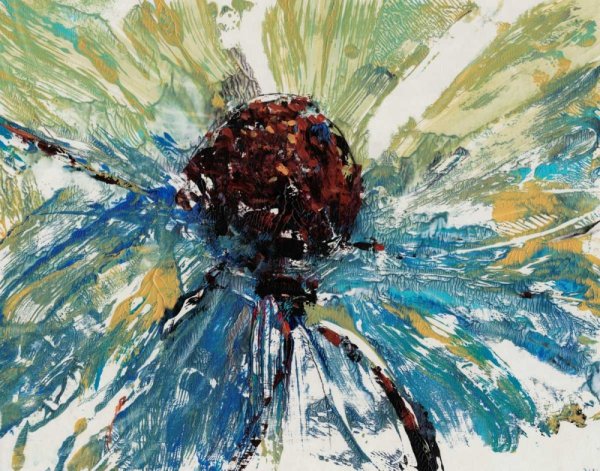 Blue Splash II by Tim O'Toole - Hand-Painted Oil Painting Reproduction