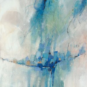 Blue Stone Abstract II by Tim O'Toole Oil Painting