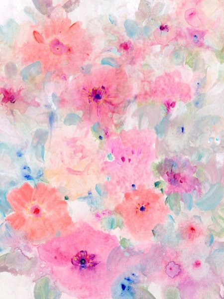 Main Product Photo of Bright Floral Design  I Painting by Tim O'Toole
