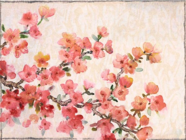 Main Product Photo of Cherry Blossom Composition II Painting by Tim O'Toole