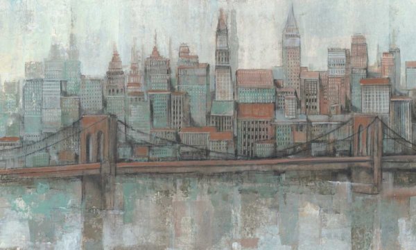 Main Product Photo of City Center II Painting by Tim O'Toole