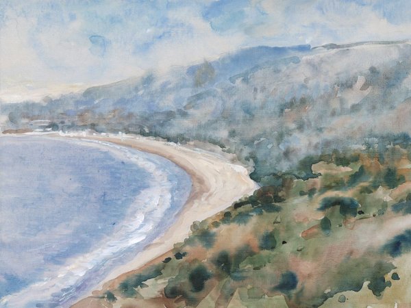 Main Product Photo of Coastal Mist I Painting by Tim O'Toole