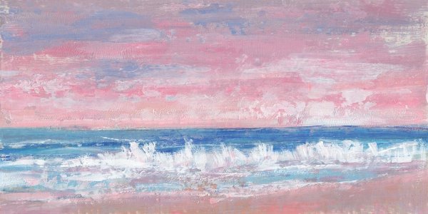 Main Product Photo of Coastal Pink Horizon II Painting by Tim O'Toole