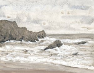 Coastal Shoreline II by Tim O'Toole Oil Painting