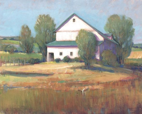 Country Barn II by Tim O'Toole - Hand-Painted Oil Painting Reproduction