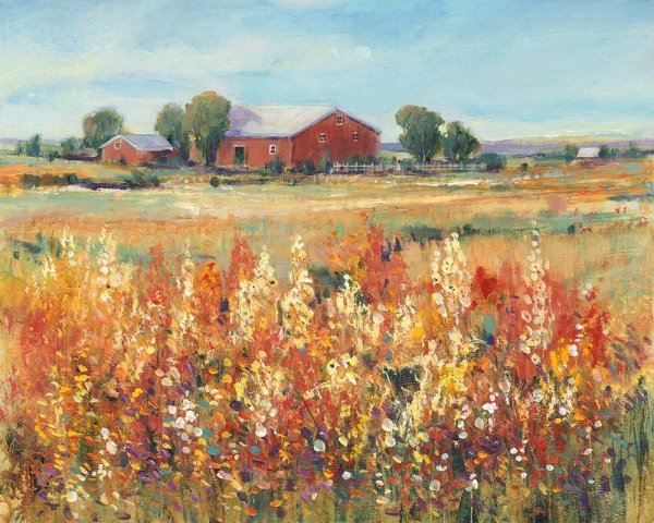 Main Product Photo of Country View II Painting by Tim O'Toole