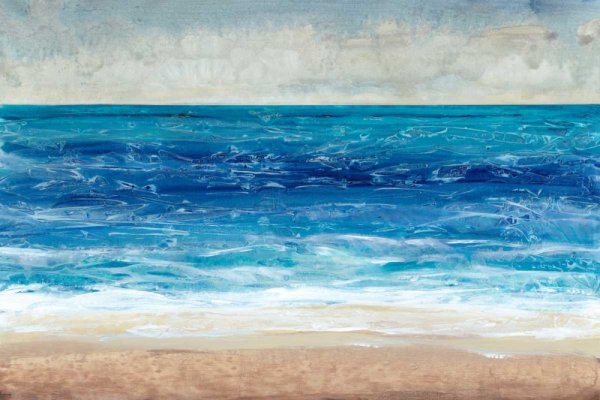 Crashing Blue II by Tim O'Toole - Hand-Painted Oil Painting Reproduction