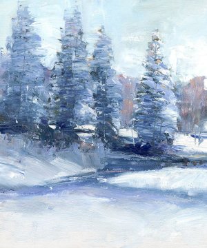 Crisp Morning I by Tim O'Toole Oil Painting