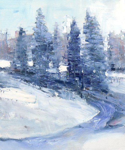 Main Product Photo of Crisp Morning II Painting by Tim O'Toole