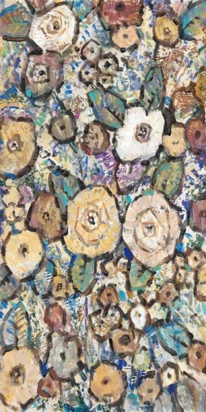 Decorative Flowers II by Tim O'Toole Oil Painting