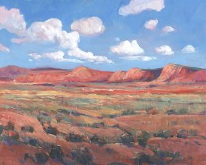 Distant Mesa I by Tim O'Toole Oil Painting