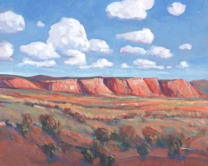 Distant Mesa II by Tim O'Toole Oil Painting