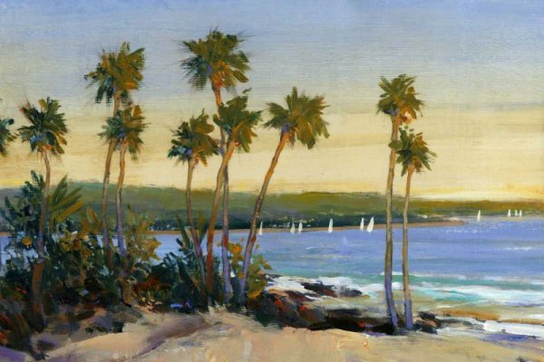 Main Product Photo of Distant Shore II Painting by Tim O'Toole