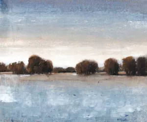 Distant Treeline I Oil Painting by Tim O'Toole - Contemporary