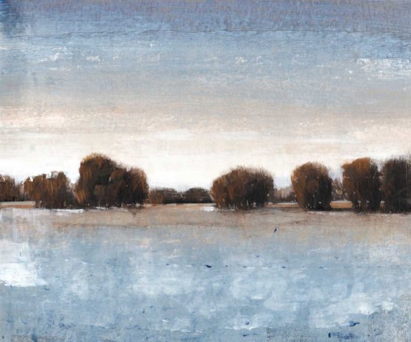 Distant Treeline I by Tim O'Toole - Hand-Painted Oil Painting Reproduction