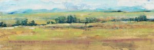 Distant Treeline Panel II Oil Painting by Tim O'Toole - Contemporary